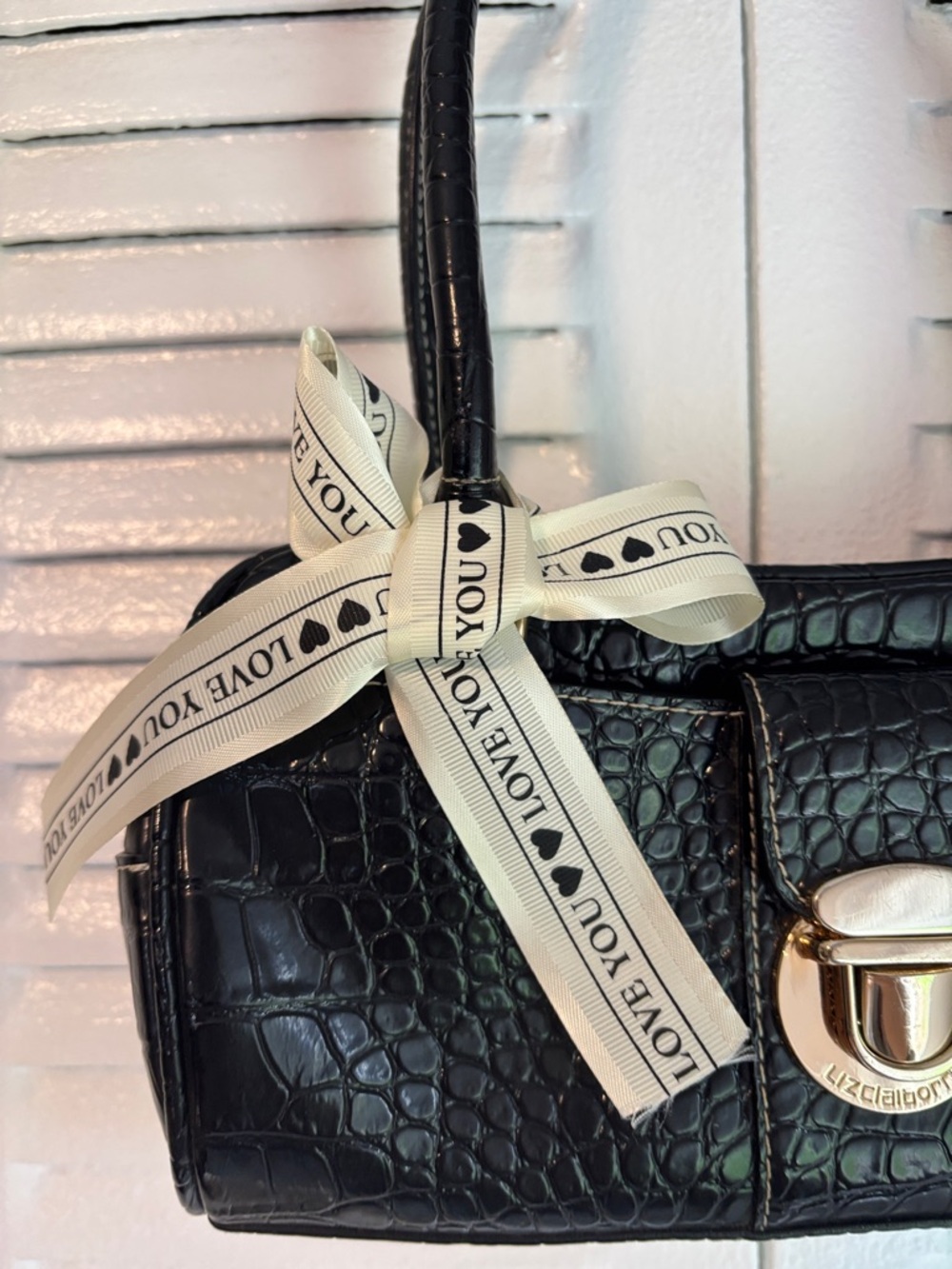 Luzialborne Croc Shoulder Bag + Juicy Couture Cherry Charm Y2K - Picture 8 of 16